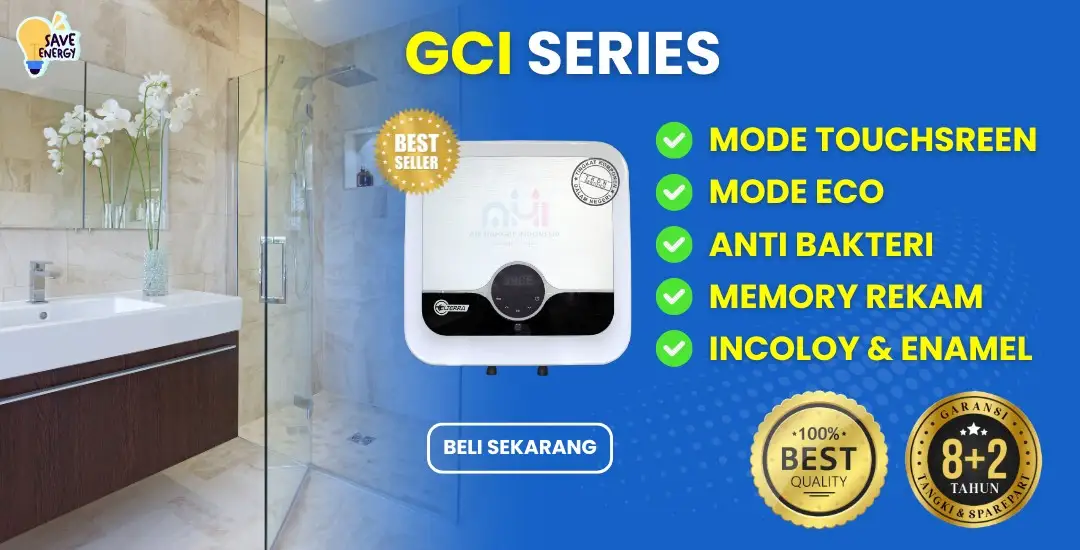 pilih elterra tipe water heater electric GCI