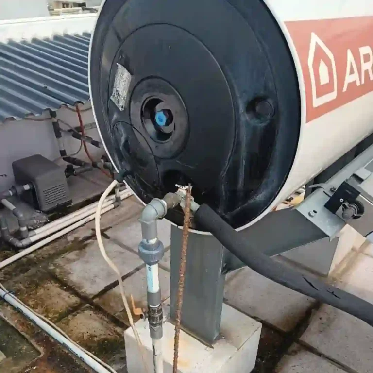 project maintenance pemasangan instalasi solar water heater ariston ahi terbaru 3