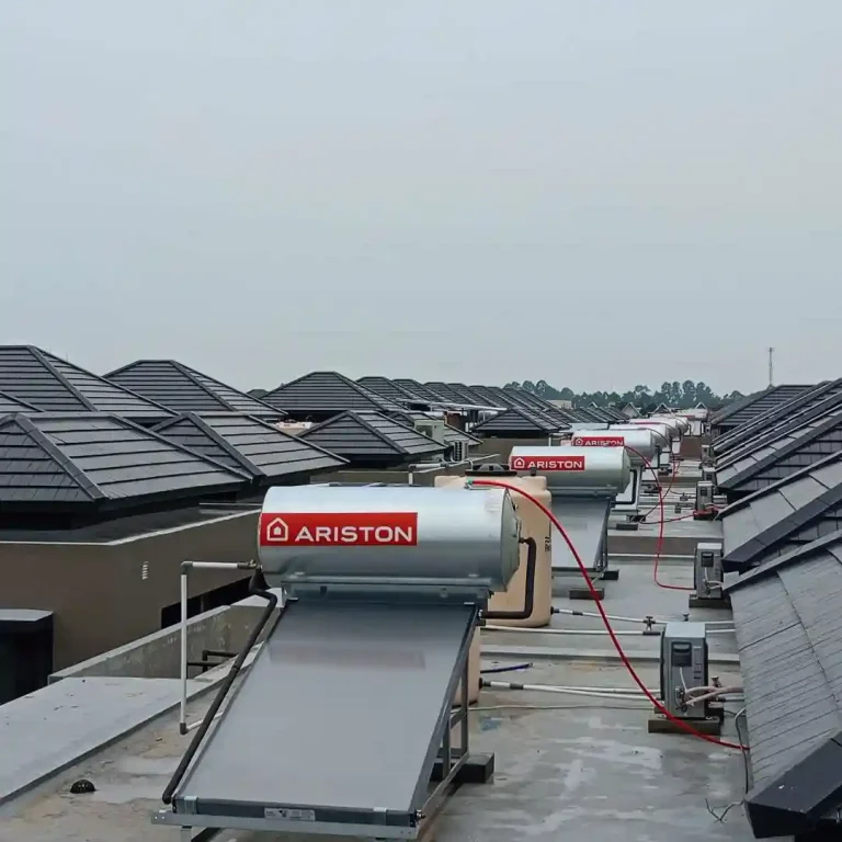 project maintenance pemasangan instalasi solar water heater ariston ahi terbaru 9