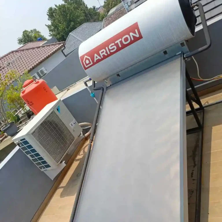 project maintenance pemasangan instalasi solar water heater ariston ahi terbaru 1