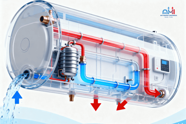 Cara Kerja Pemanas Air di Kamar Mandi