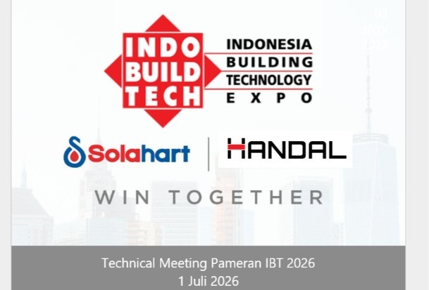 Menjelajahi Kemegahan Booth Solahart dan Handal di Indo Build Tech 2026